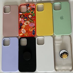 Set of 8 iPhone 12 Pro Max cases